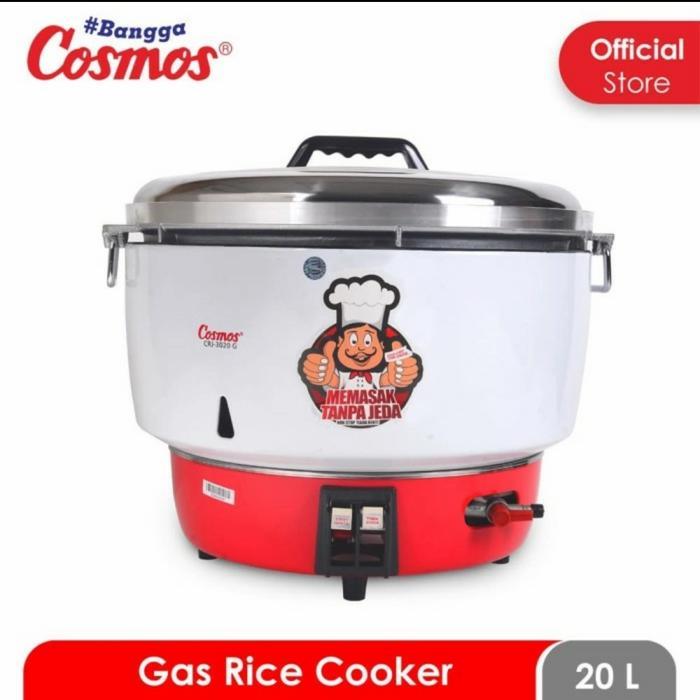 COSMOS Rice Cooker Gas Jumbo 20 Liter CRJ-3020 G/CRJ-3020G/CRJ3020G