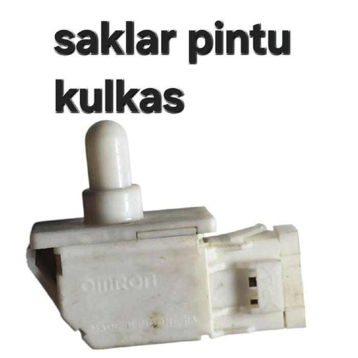 saklar swith swit tombol on off otomatis automatis outo off push off mati pintu kulkas frezer frezze