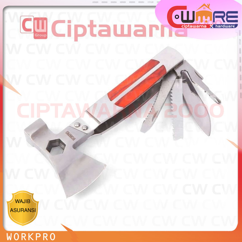 Palu Workpro Tang Edc Multifungsi Heavy Duty Pocket W014012AE - CW2H