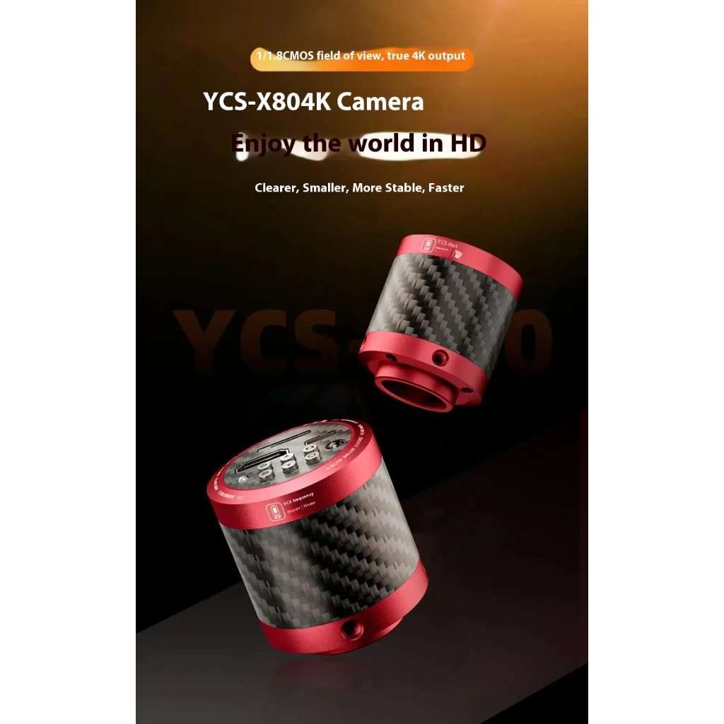 YCS X80 4K HDMI Camera 8MB Pixel with Type C Connector - Kamera Mikroskop YCS Bulat