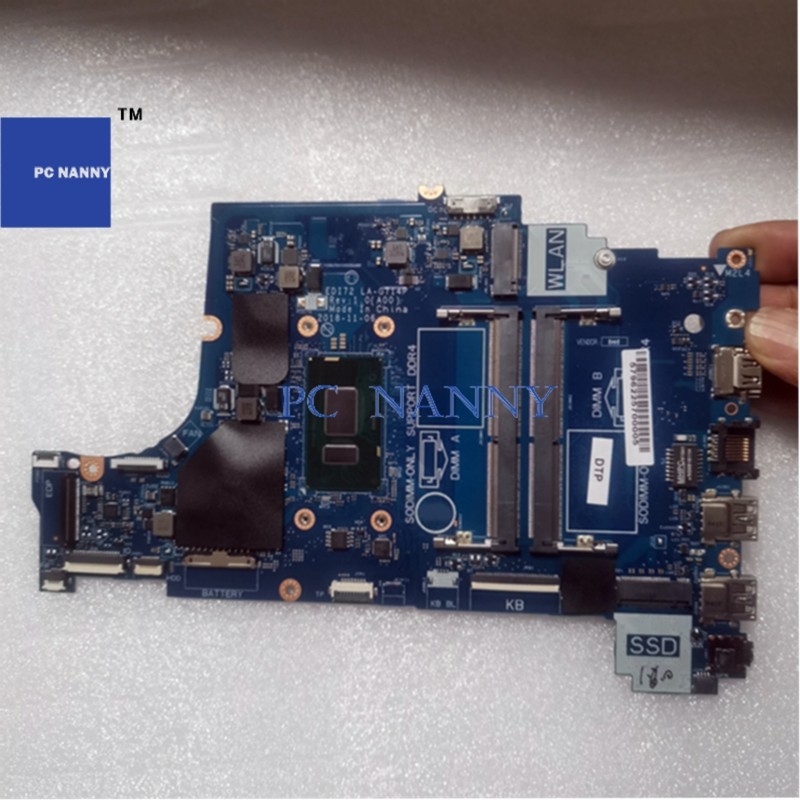for Dell Inspiron 3581 Laptop pc motherboard EDI72 LA-G714P 62W00 062W00 Core i3 UMA notebook mainbo
