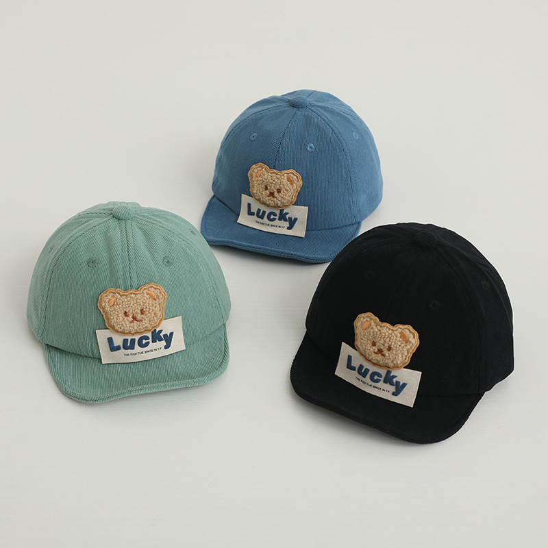 SB Topi Bayi LUCKY Bear Baseball Topi Anak Fhasion Halus Dan Lembut Usia 6bulan-3Tahun