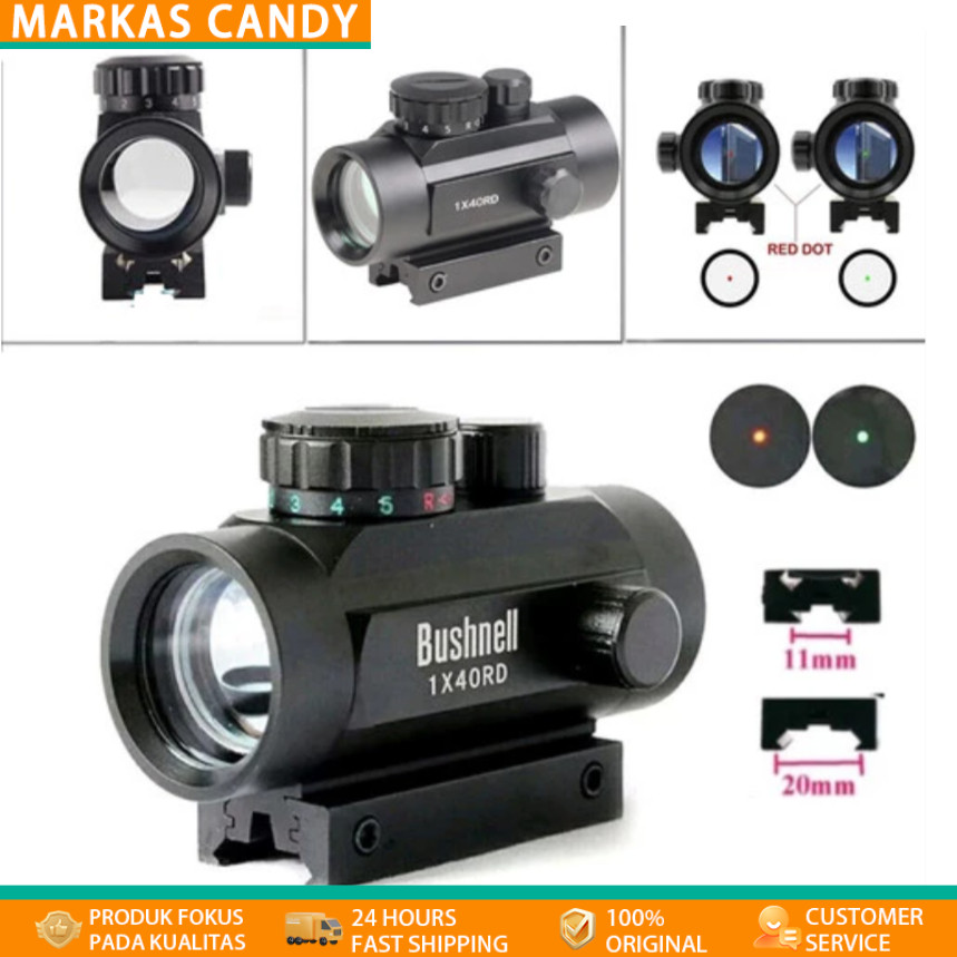 Redot 1x40 Rd Red Dot Busnell Laser Redot Redot Scope Barry Teleskop Bushnell Reddot 1x40 Green Dot 