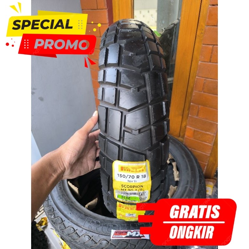 Ban Pirelli Scorpion MT90 150/70-18 Tubeless Adventure Honda CRF250 Rally