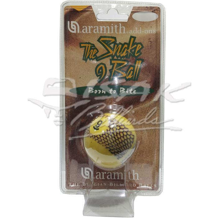Aramith Snake 9-ball - Bola Biliar 9 Motif Ular - Billiard Pool Bilyar