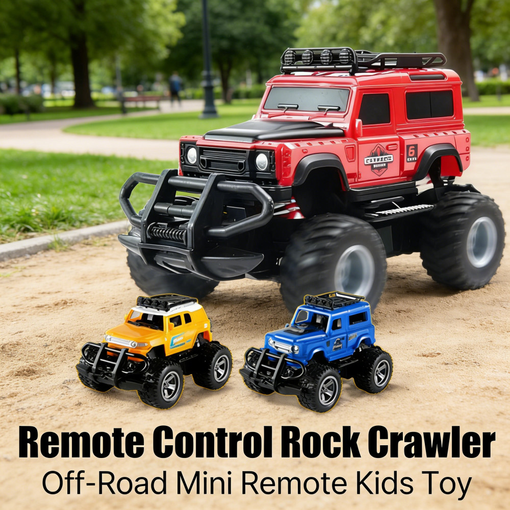 Mini Jeep Crawler Off-Road Murah Remote Control Mainan Anak Anak Remote Control