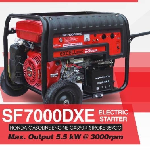 Genset HONDA EXCELL SF7000 / SF 7000 DX Honda 5500 watt SF 7000 DXE