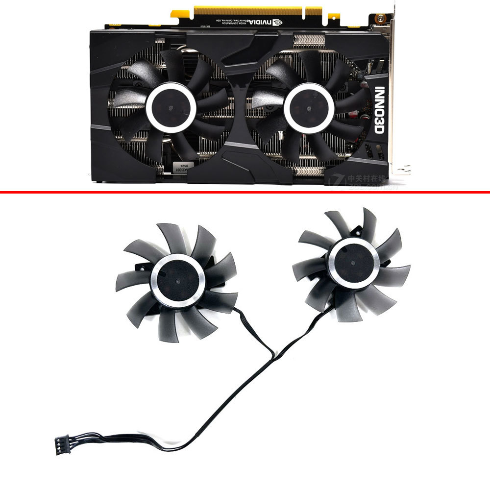 Cooling Fan For INNO3D GeForce GTX 1660 Ti 1660 RTX 2060 Twin X2 65MM 4pin CF-12815S GTX1660Ti GTX16