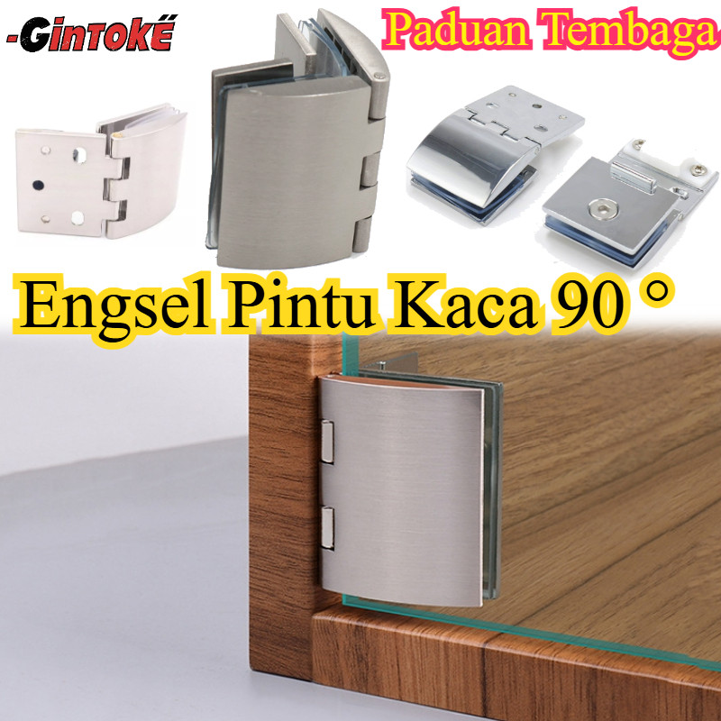 Engsel Pintu Kaca 90 Derajat/ 90 Derajat Engsel Jepit Kaca/ Ke Kaca Engsel Pintu/ Lemari Besar Cabin