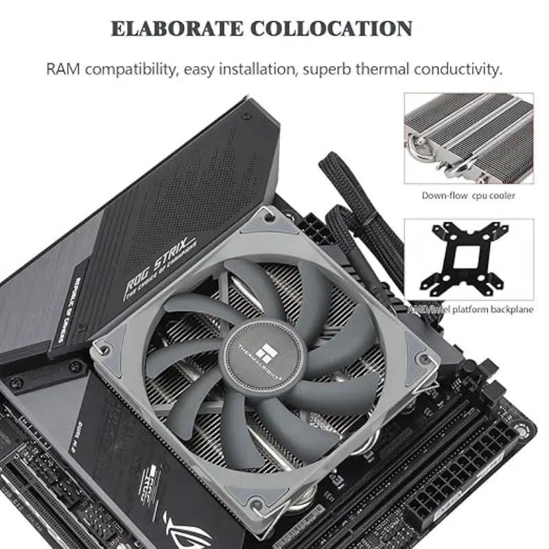 Thermalright AXP90 X36 Low Profile CPU Air Cooler TL-9015B PWM Fan Air Cooler for AMD AM4 AM5 Intel 
