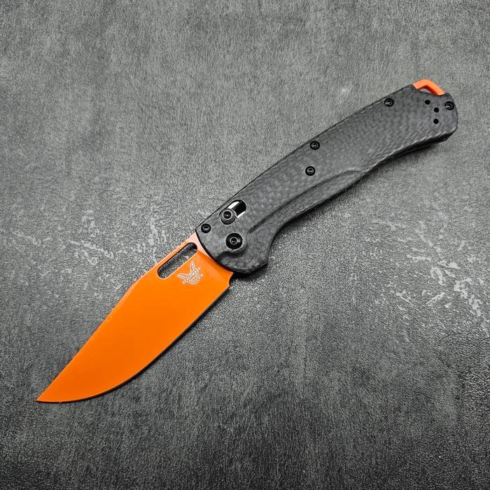 Pisau Lipat Benchmade BM 15535 Taggedout Folding Knife EDC - Carbon Fiber