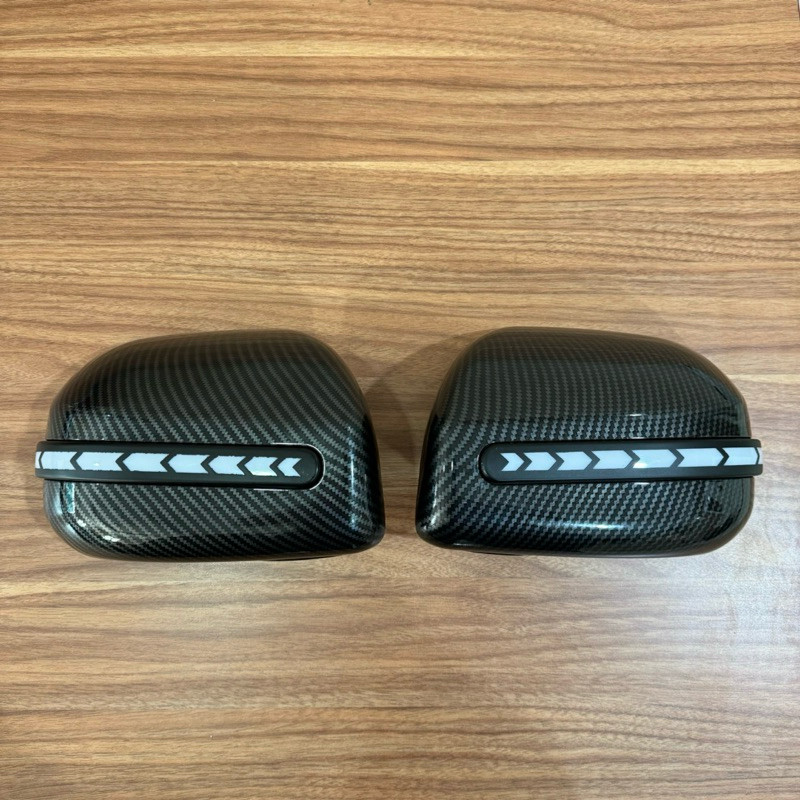Cover Mirror Case Karbon Front Car Light Lamp Sarung Penutup Pelindung Tutup Spion Kaca Lampu Sein D