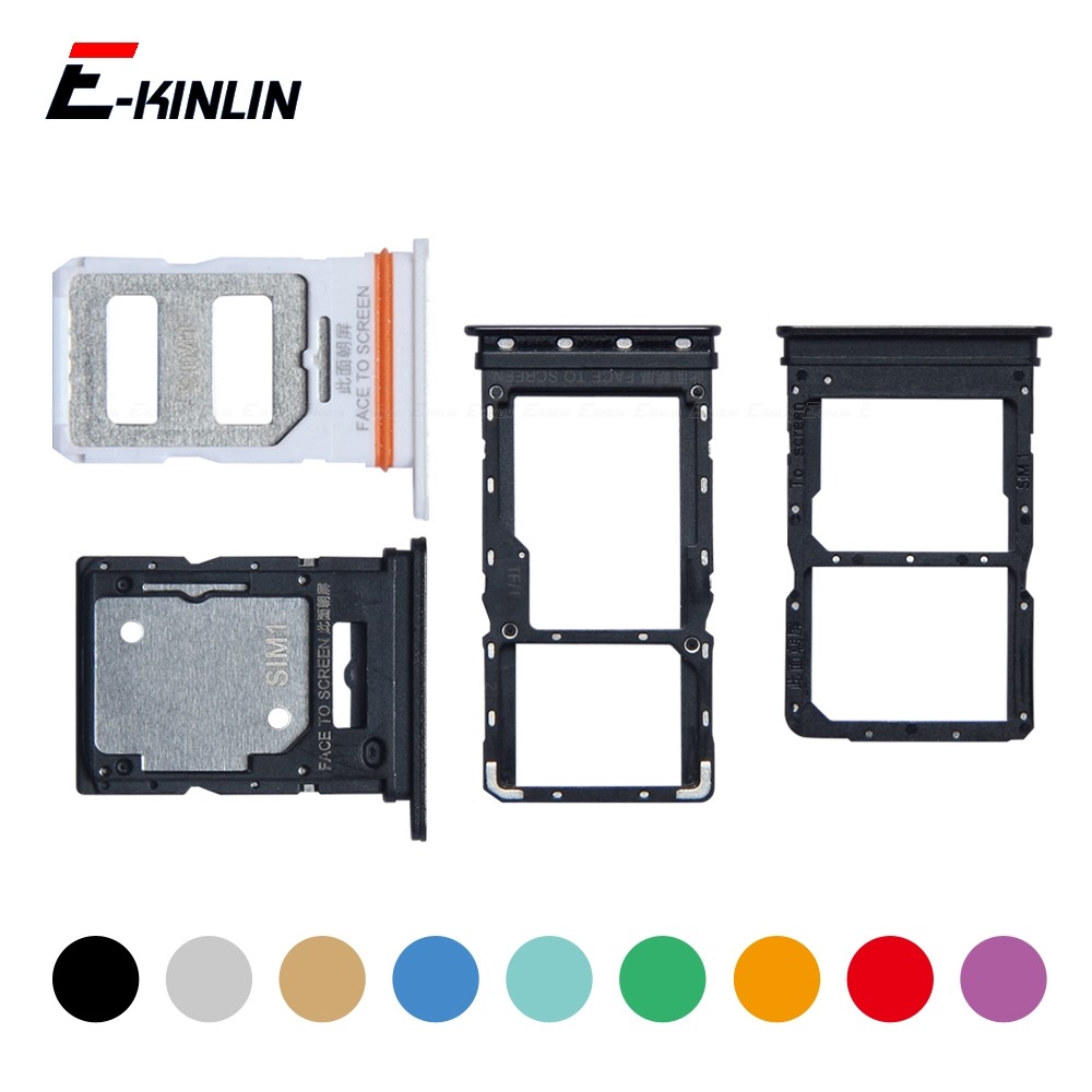 Sim Card Micro SD Card Tray Socket Holder Slot Container Connector For XiaoMi Poco X2 X3 NFC X4 Pro 
