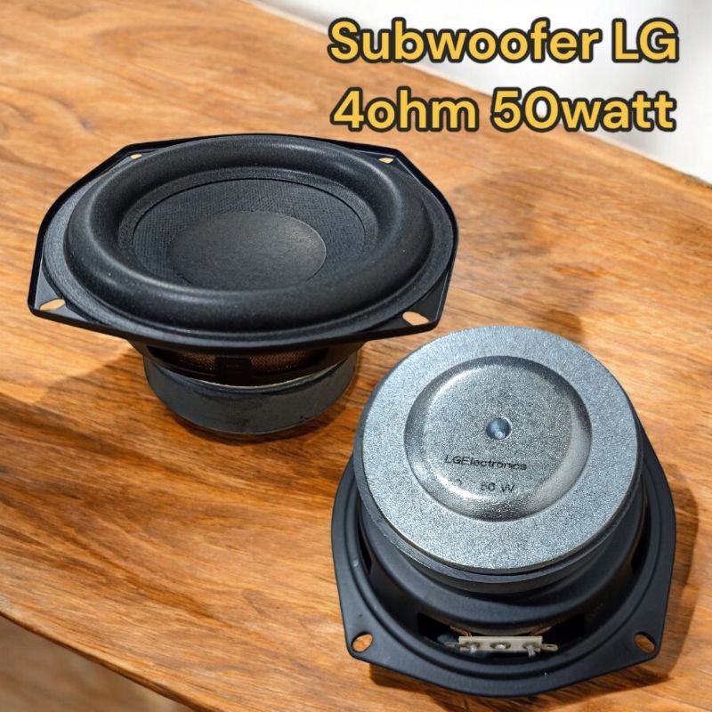 Promo Komponen Speaker Subwoofer LG 5 inch 4 Ohm 50 Watt