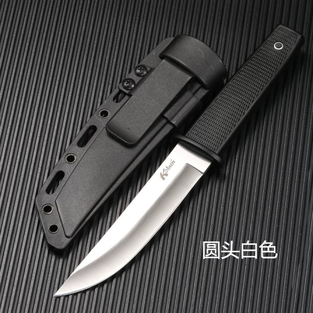 PISAU KOBUN TANTO TACTICAL - Pisau Berburu Hunting Knife Survival Outdoor Fixed Blade PS P1495 Hj