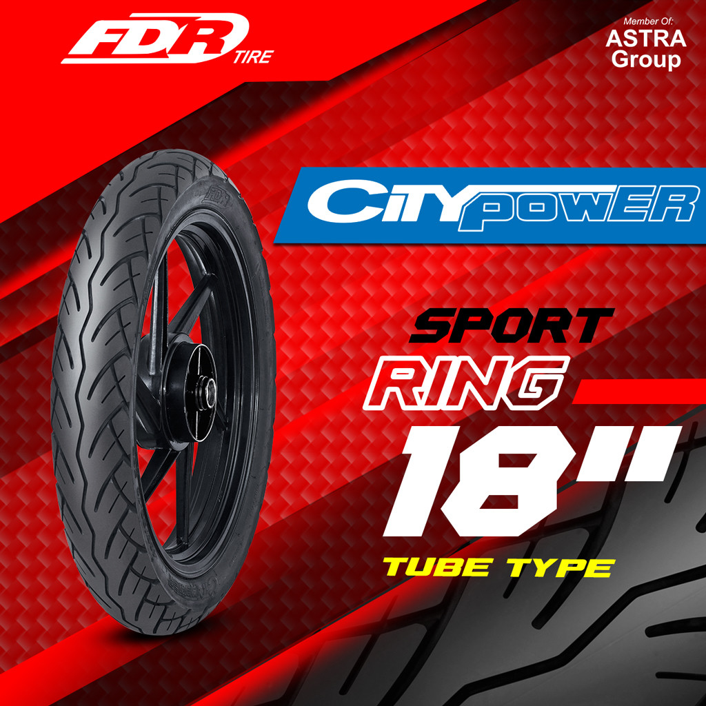 Ban Motor Tube Type FDR CITYPOWER Ring 18