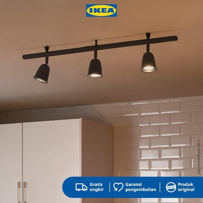 IKEA SKURUP Lampu Gantung Trek Plafon dengan 3 Tempat Lampu Bohlam