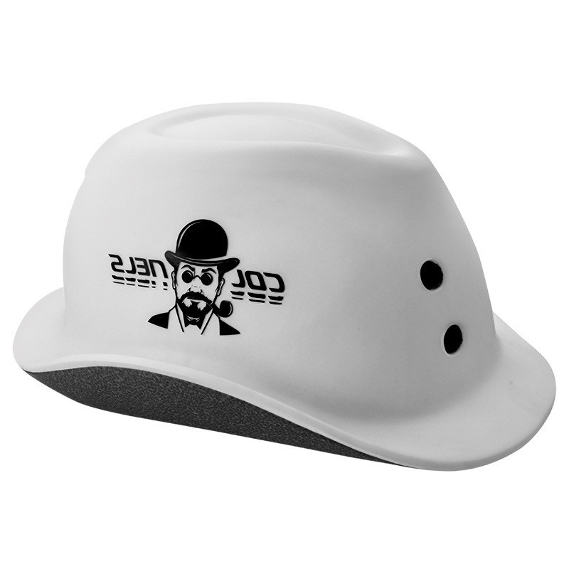 Cowboy Hard Hat Outdoor Fashion Protective Safety Helmet Ventilated Lightweight White Brown Khaki Bl