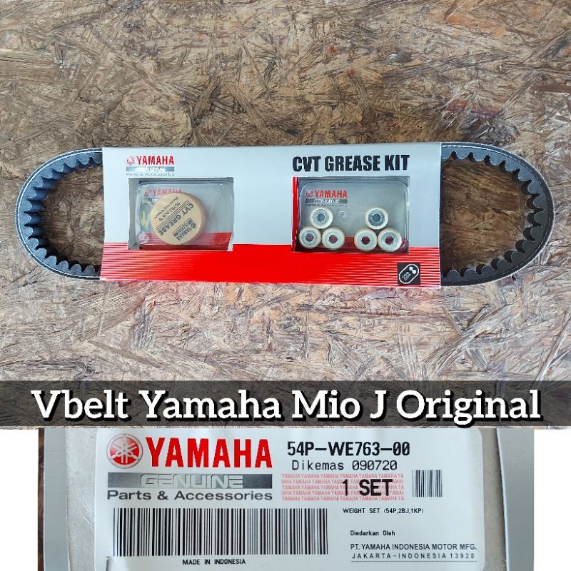VANBEL VANBELT V-BELT VBELT FANBEL SET MIO J MIO GT SOUL GT ORIGINAL YAMAHA 54P
