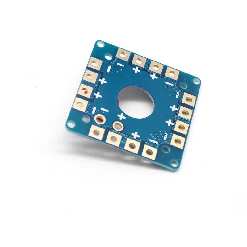 Papan Distribusi Daya 50X50mm 8-HUB ESC Connection Board PDB untuk RC Multirotor F450 280 250 KK MK 