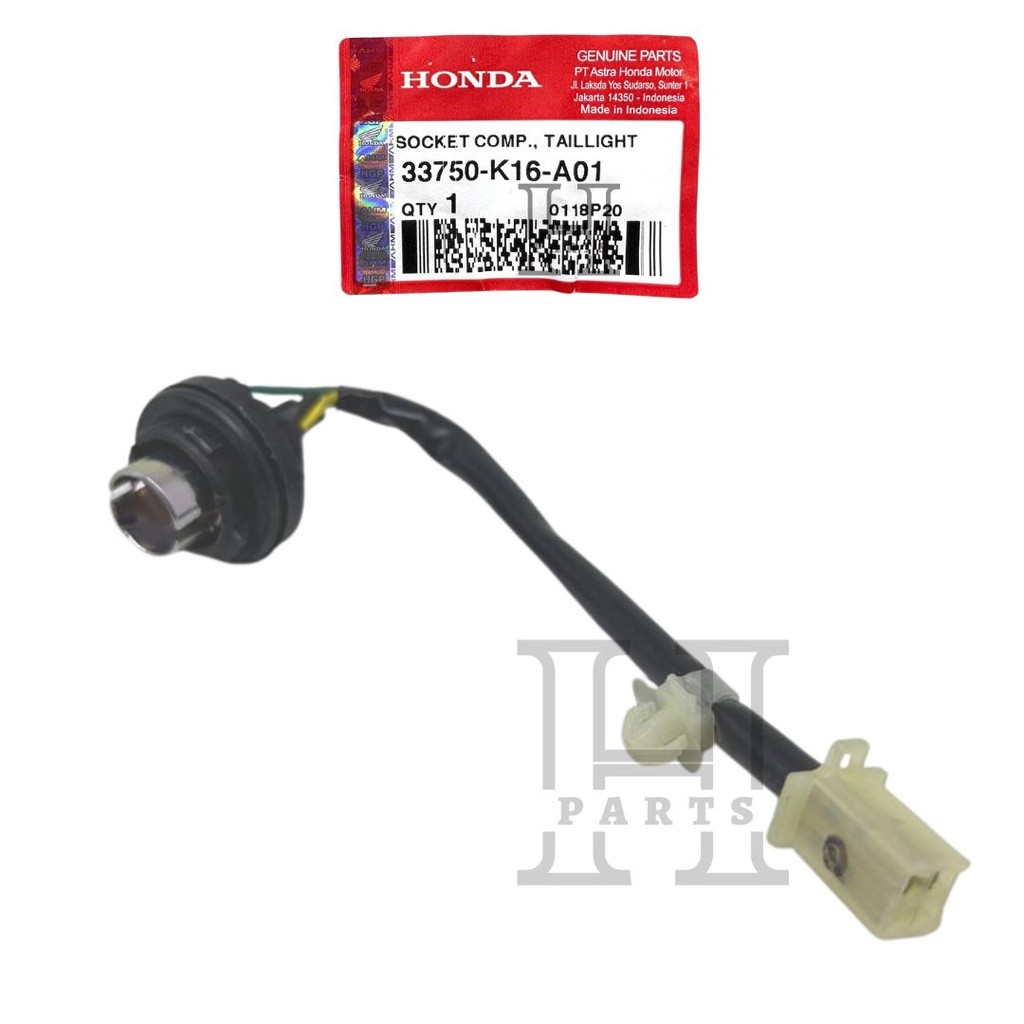 HStore Piting Pitting Lampu Belakang Socket Comp Taillight SCOOPY FI 33750-K16-A01 AHM HGP