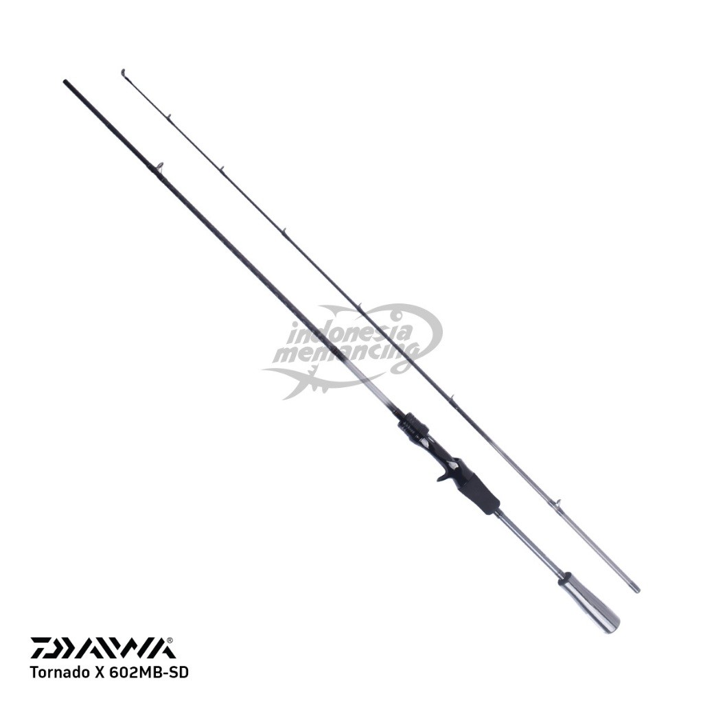 Joran DAIWA TORNADO X 23 | Fuji | Braiding X | Casting Spinning | Sungai Danau Laut | Bergaransi | I