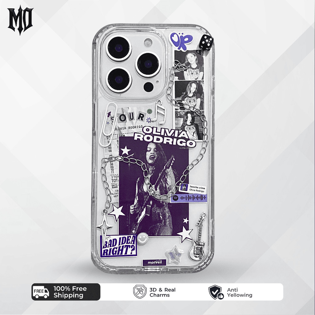 #13 Luxe -  OLIVIA RODRIGO CASE HP IPHONE ANDROID casing resin unik aesthetic keren gothic y2k