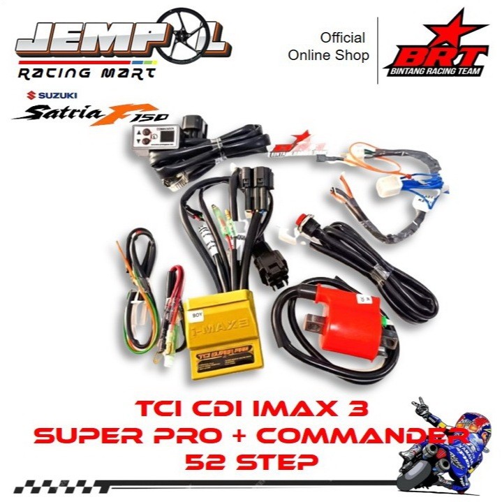 BRT TCI CDI IMAX 3 Super Pro + Commander 52 Step Satria FU Old AHO New
