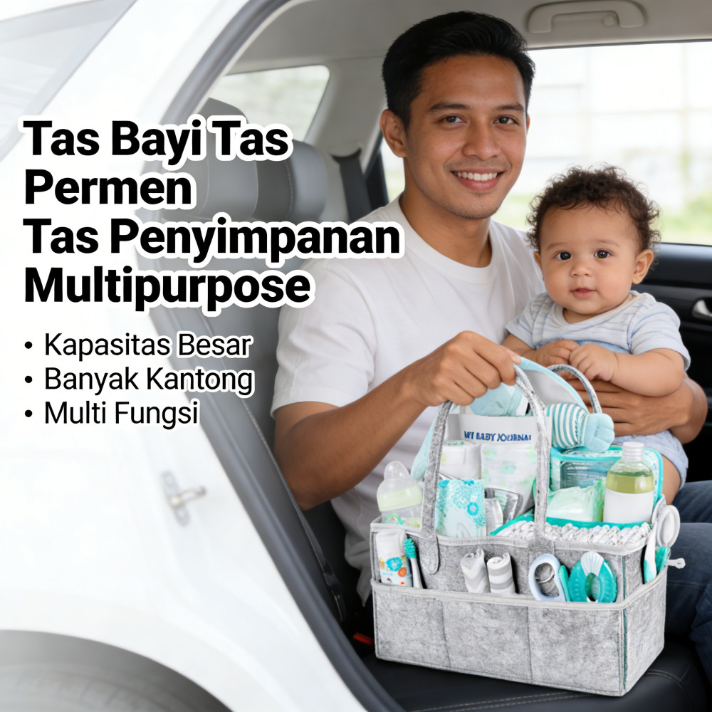 Multipurpose Tas bayi Bag/ Caddy Bag Diaper Organizer /Diaper bag Caddy Bag