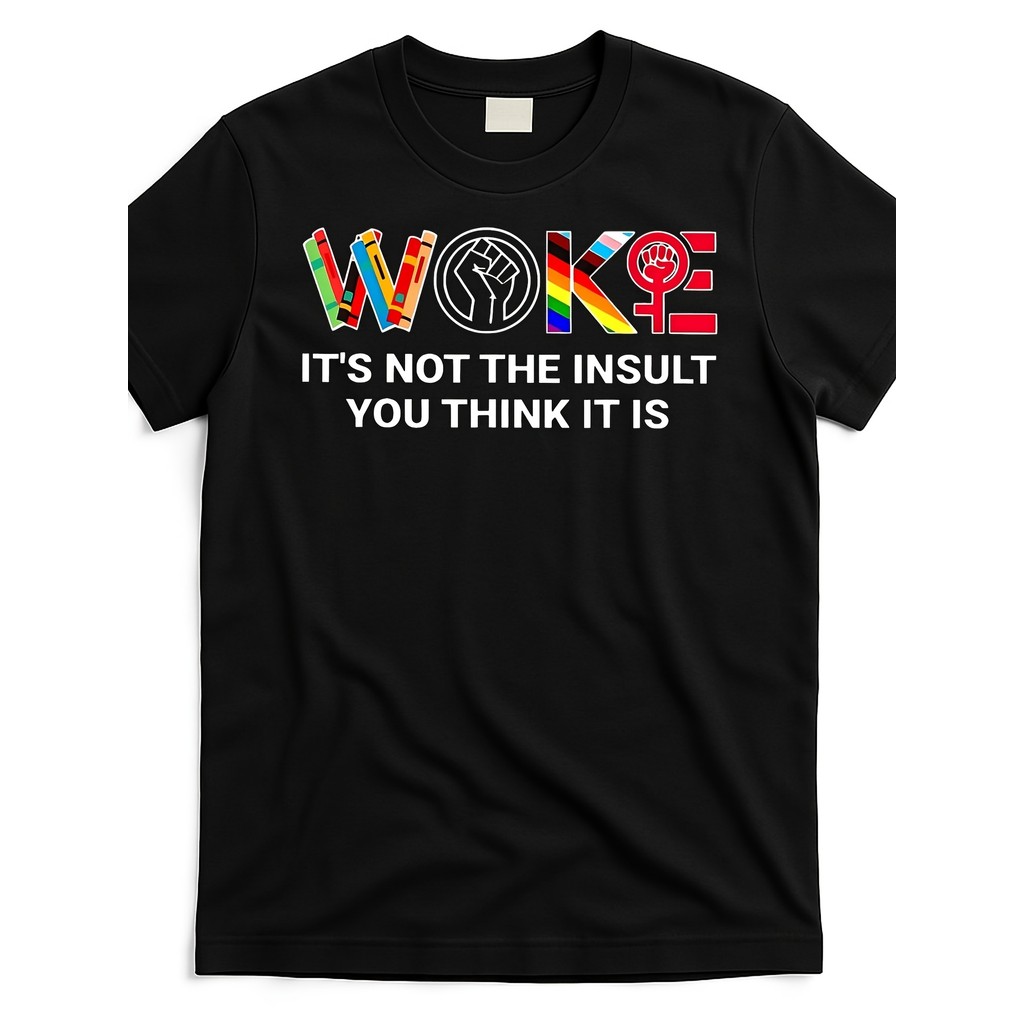 Kaos Desain Keadilan Sosial "Ini Bukan Penghinaan yang Kamu Pikirkan" - Simbol Feminisme, Katun Lemb