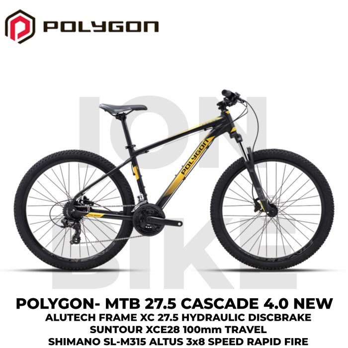 PROMO PUNCAK 8-8  (GARANSI UANG KEMBALI KLAU ADA RUSAK ATAU TIDK SESUAI) Sepeda MTB 27.5 Polygon Cas