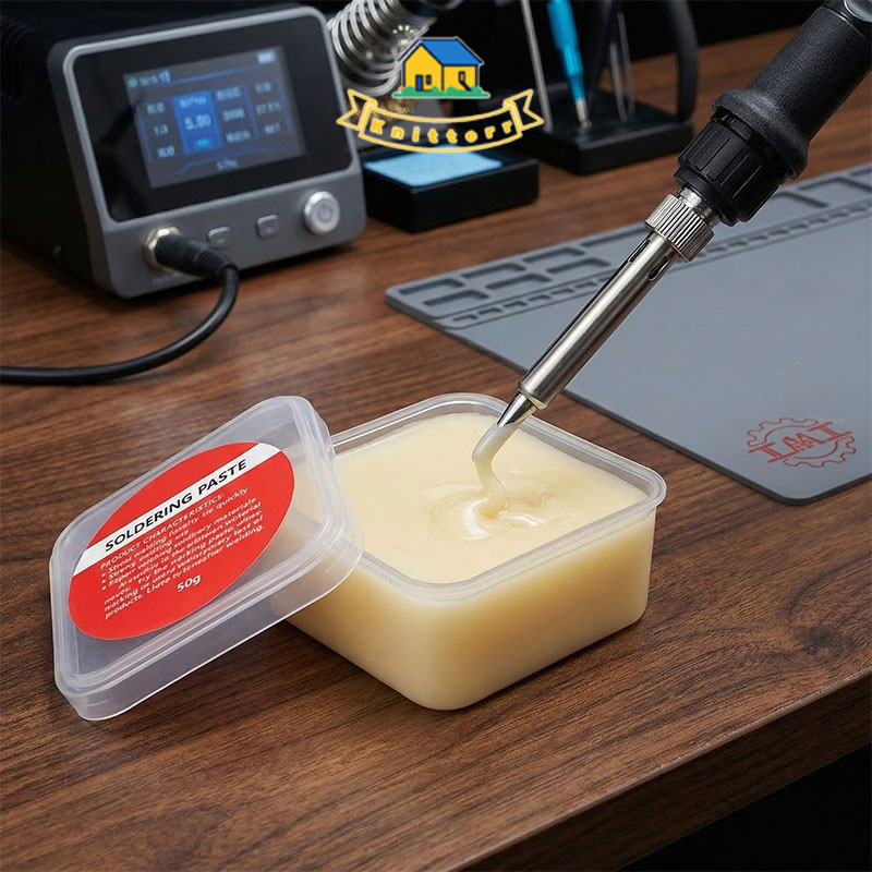 SolderING PASTE 50g Solder Pasta Minyak Solder Cairan Desoldering  Knitterr