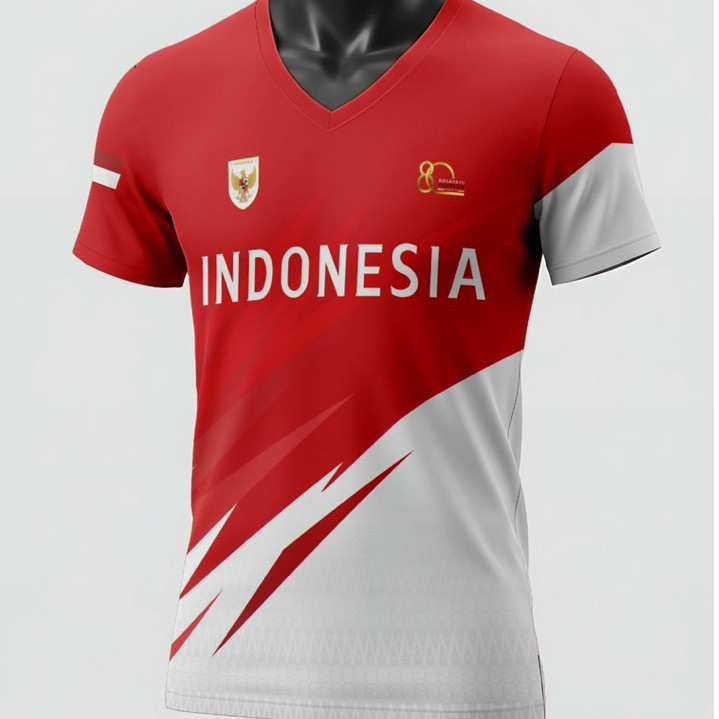 TERLARIS Jersey Indonesia Bahan Dryfit Milano Premium bahan milano kualitas premium