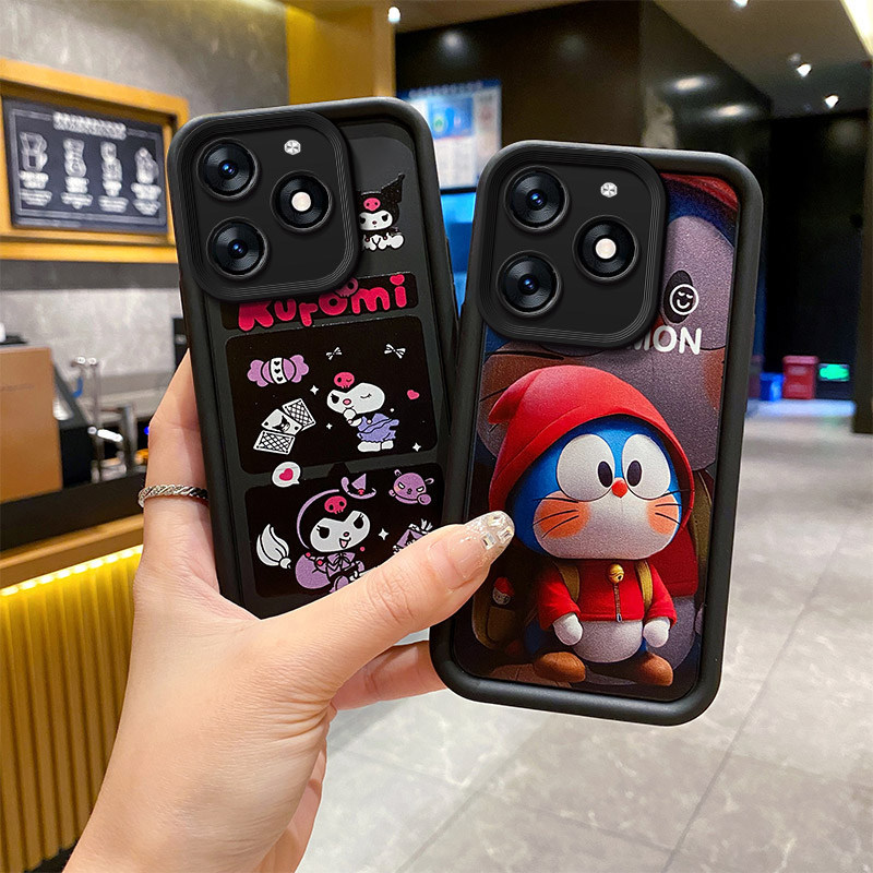 Casing HP Anime One Piece Doraemon Lucu Cocok Untuk Xiaomi Redmi 9 9A 9C 10C 12C Note 11 12 13 Case