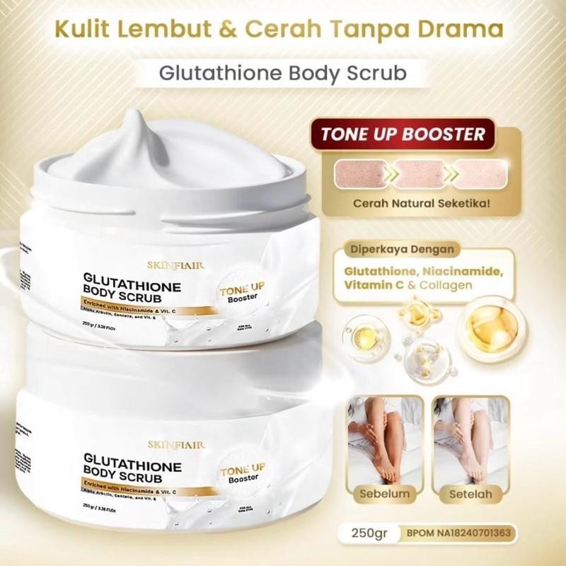 New BEAUTYBY.NADS | SKINFLAIR GLUTAWHITE MILKY LOTION BODY LOTION GLUTATHIONE BODY SCRUB TONE UP BOO