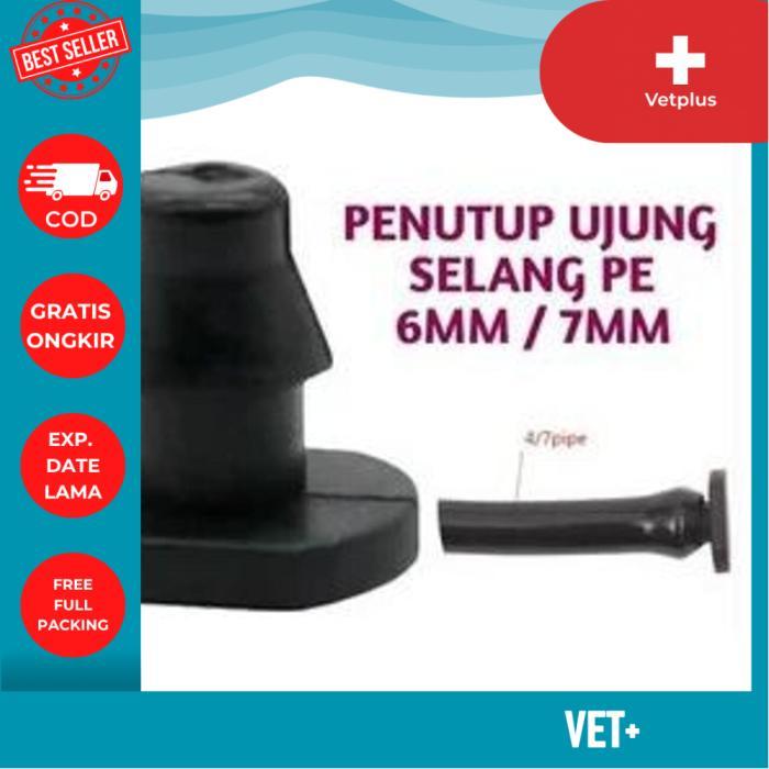 End Plug Dop Penutup Untuk Selang PE 4/7mm - Per Pcs -vet+