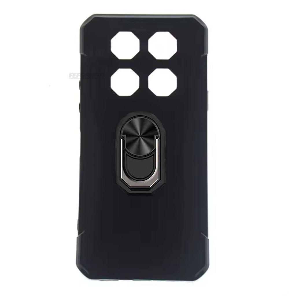 For Oukitel WP60 WP 60 2025 7.2" Back Finger Ring Soft TPU Silicone Case On OukitelWP60 WP 60 Bracke