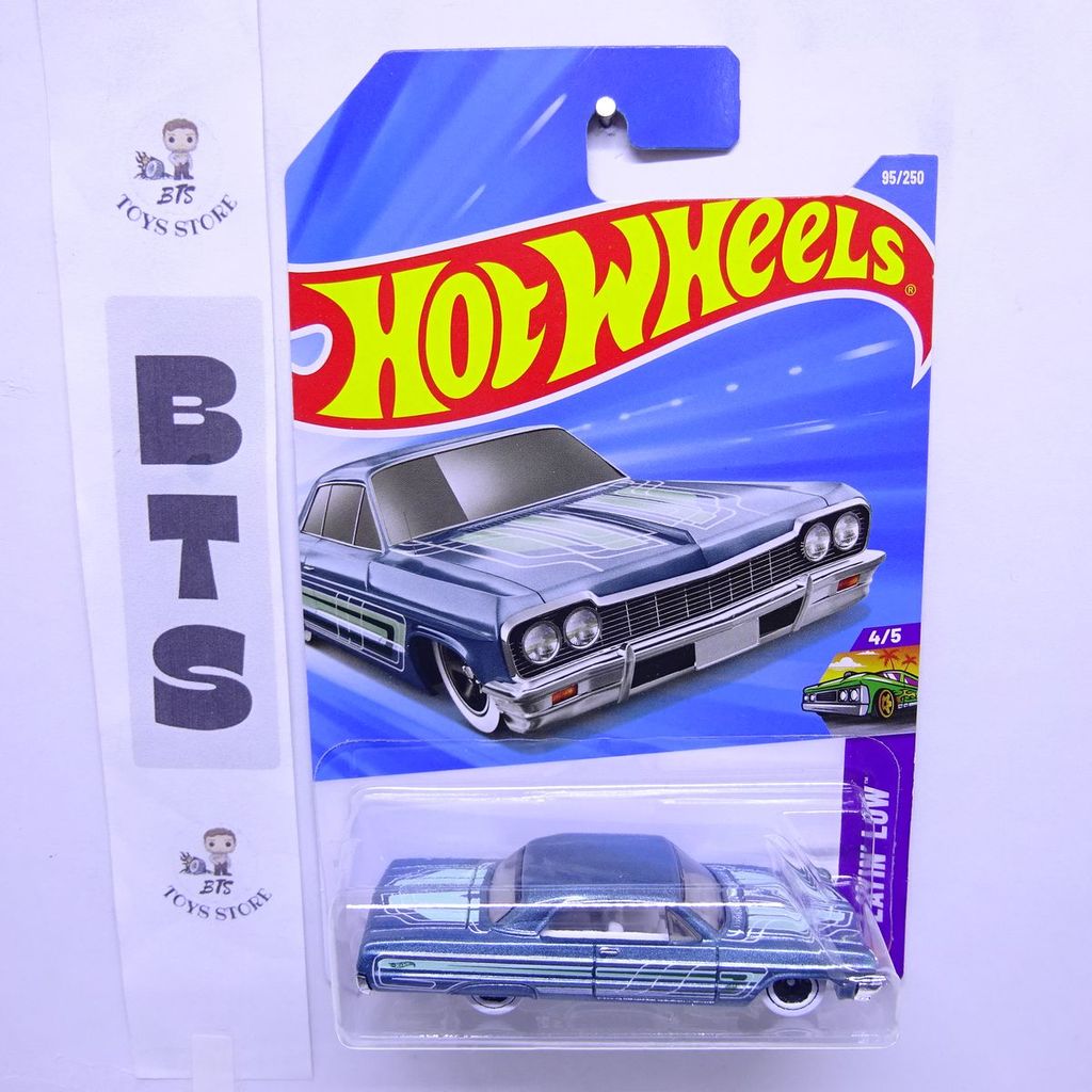 Hot Wheels 64 Impala Biru Muda