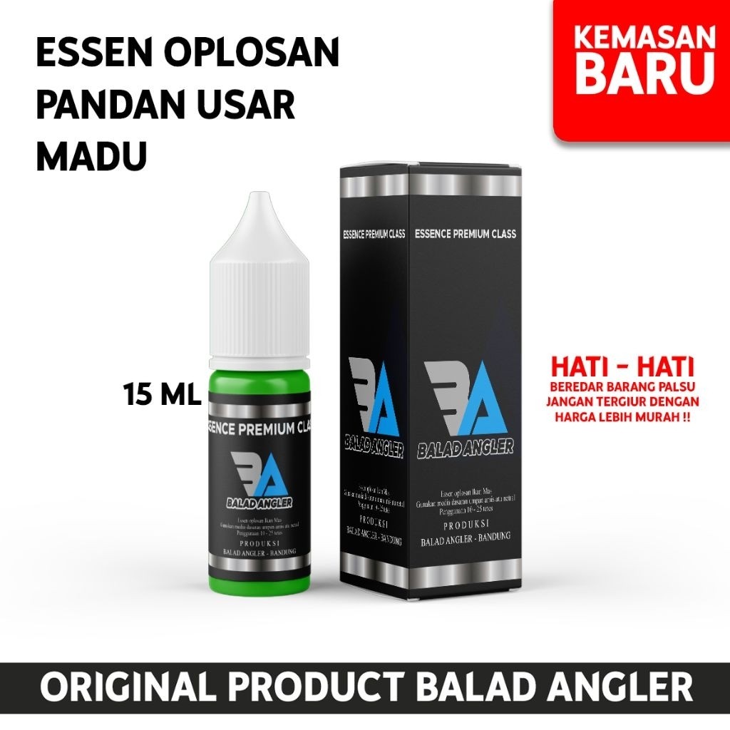 Asli  Essen Varian Pandan Usar – Balad Angler | Pelampungan & Galatama Ikan Mas