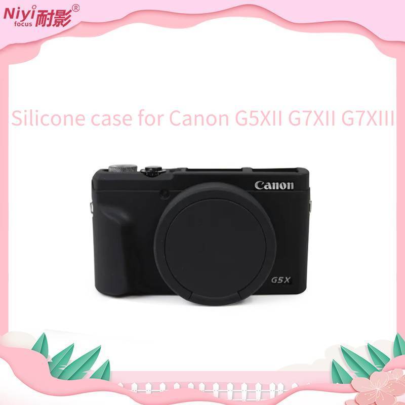 Silicone Case Camera Bag for Canon PowerShot G5X Mark II Canon PowerShot G7X Mark II Canon PowerShot