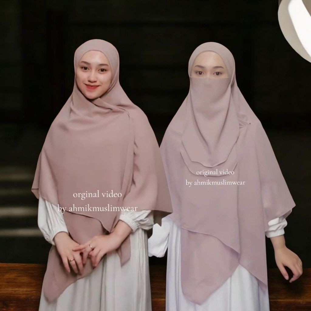 BUPESHOP French square set cadar khiban khimar bandana jumbo segi empat syari 150x150 ceruty babydol
