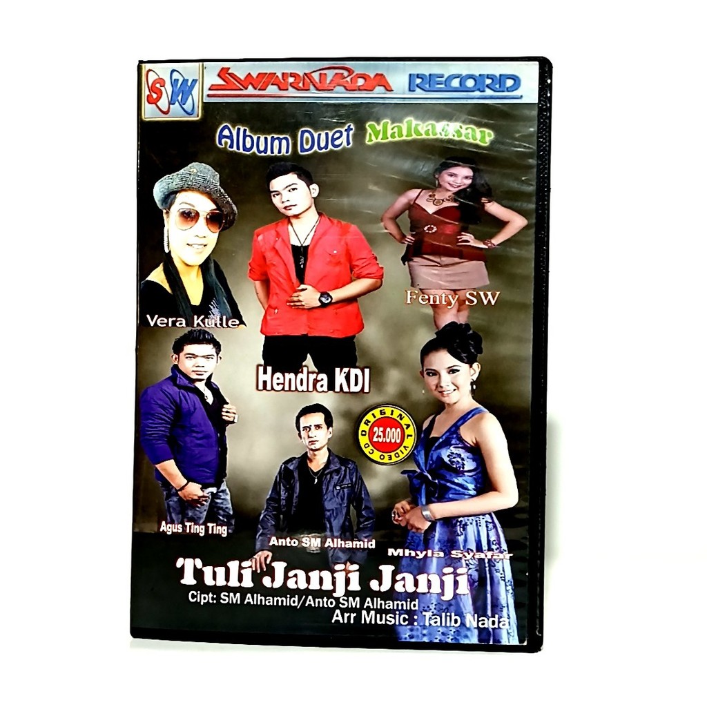 kaset CD VCD Album Duet Makassar Tuli Janji Janji Swarnada Record