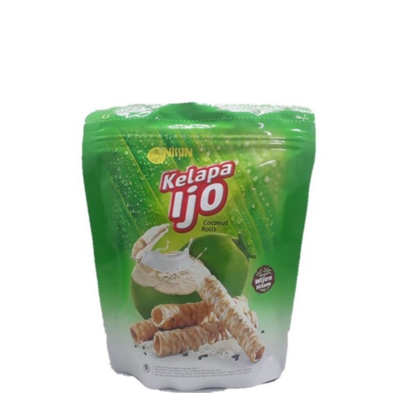 Nissin Wafer Kelapa Ijo Rolls 70 gr - ABH