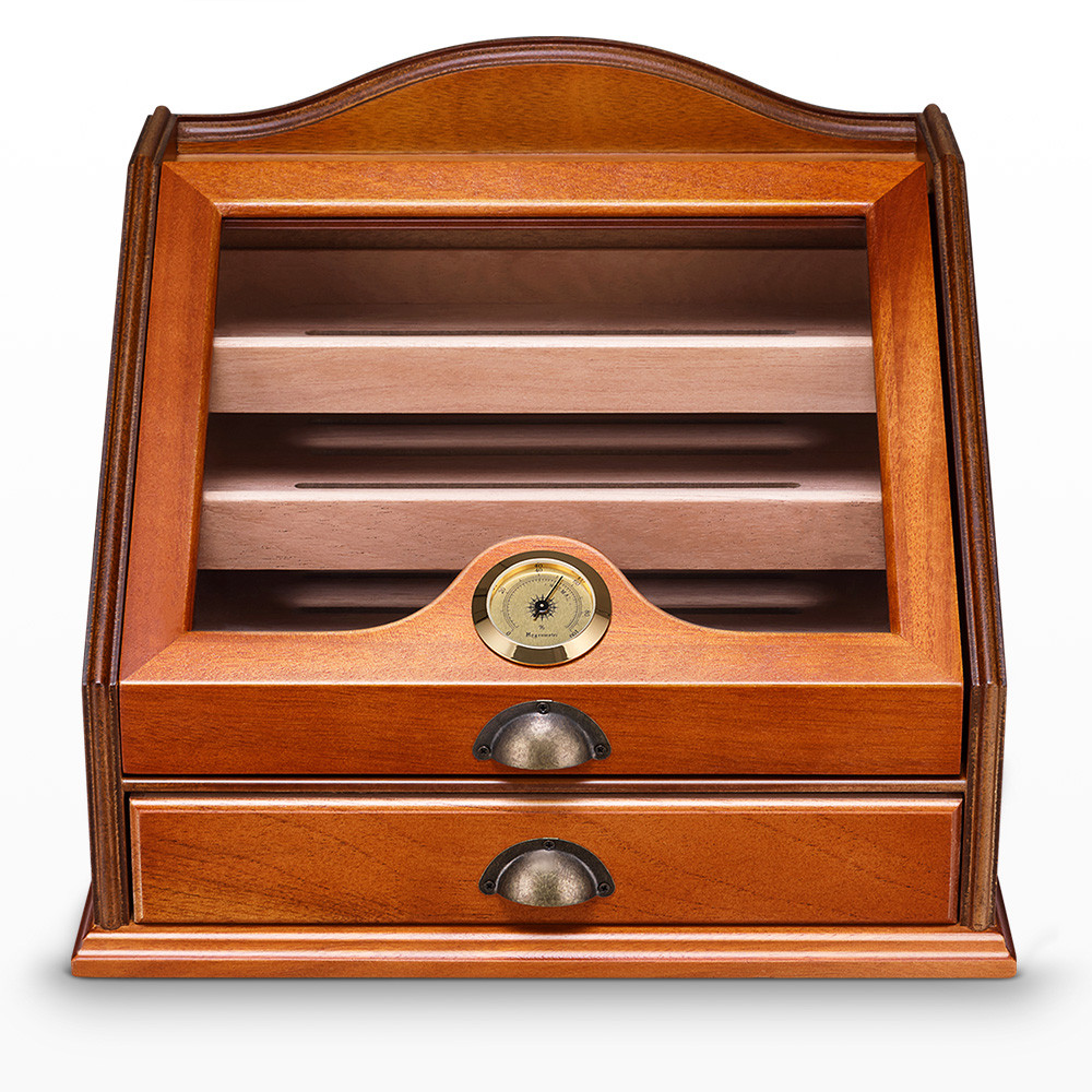 Cedar Wood Cigar Humidor splay Box 4 Layer Movable With Humifier Hygrometer Fit For 100pc Cigars Hum