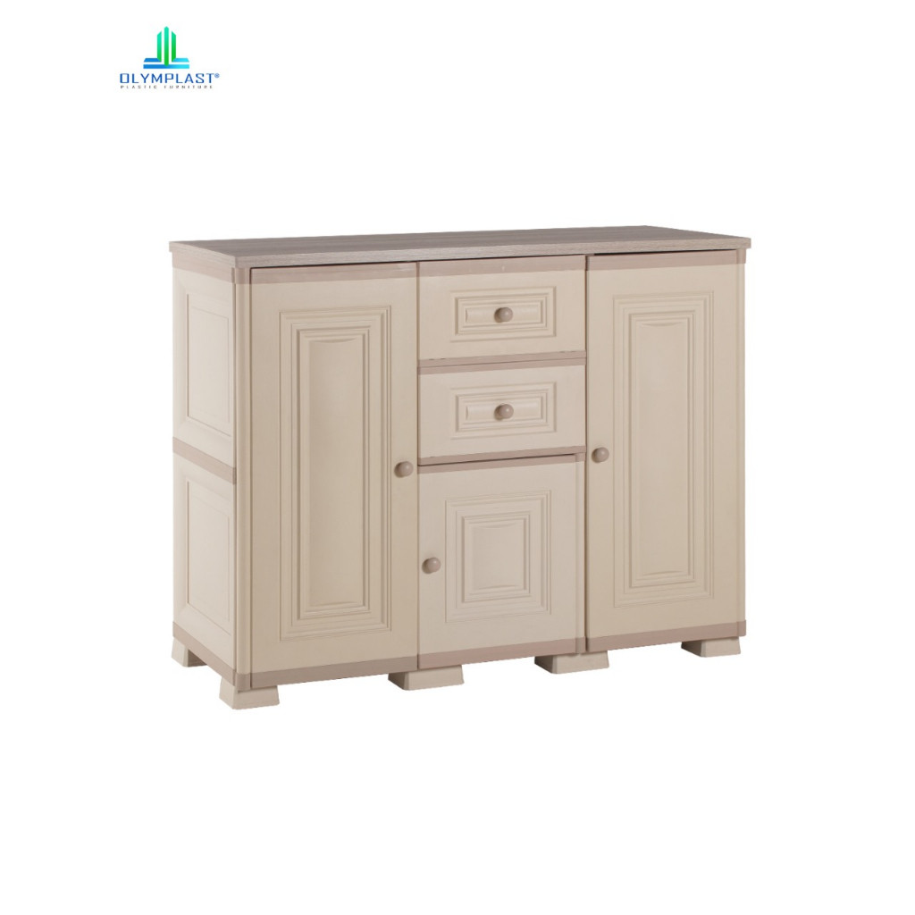 OTC Credenza - Rak TV Lemari Hias Olymplast MODERN / CLASSIC // Lemari Plastik // Tempat Penyimpanan