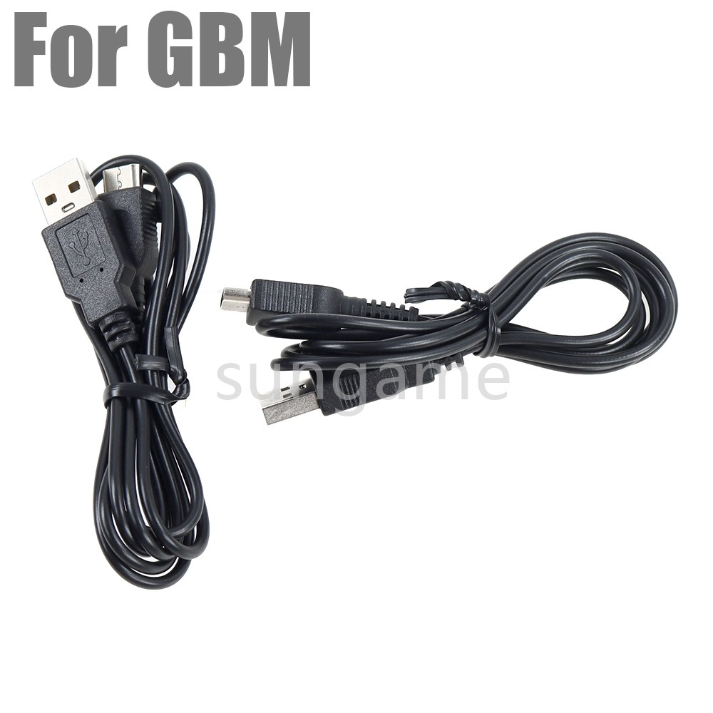 10pcs For GBM USB Power Supply Charging Charger Cable For GameBoy Micro Console