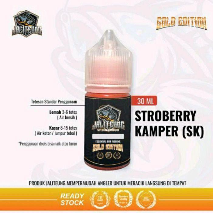 JALITEUNG Esen Jaliteng 30m Rasa Stroberry Gold Edition KAMPER SK 30 ML Stroberry Flavor Ready Stock