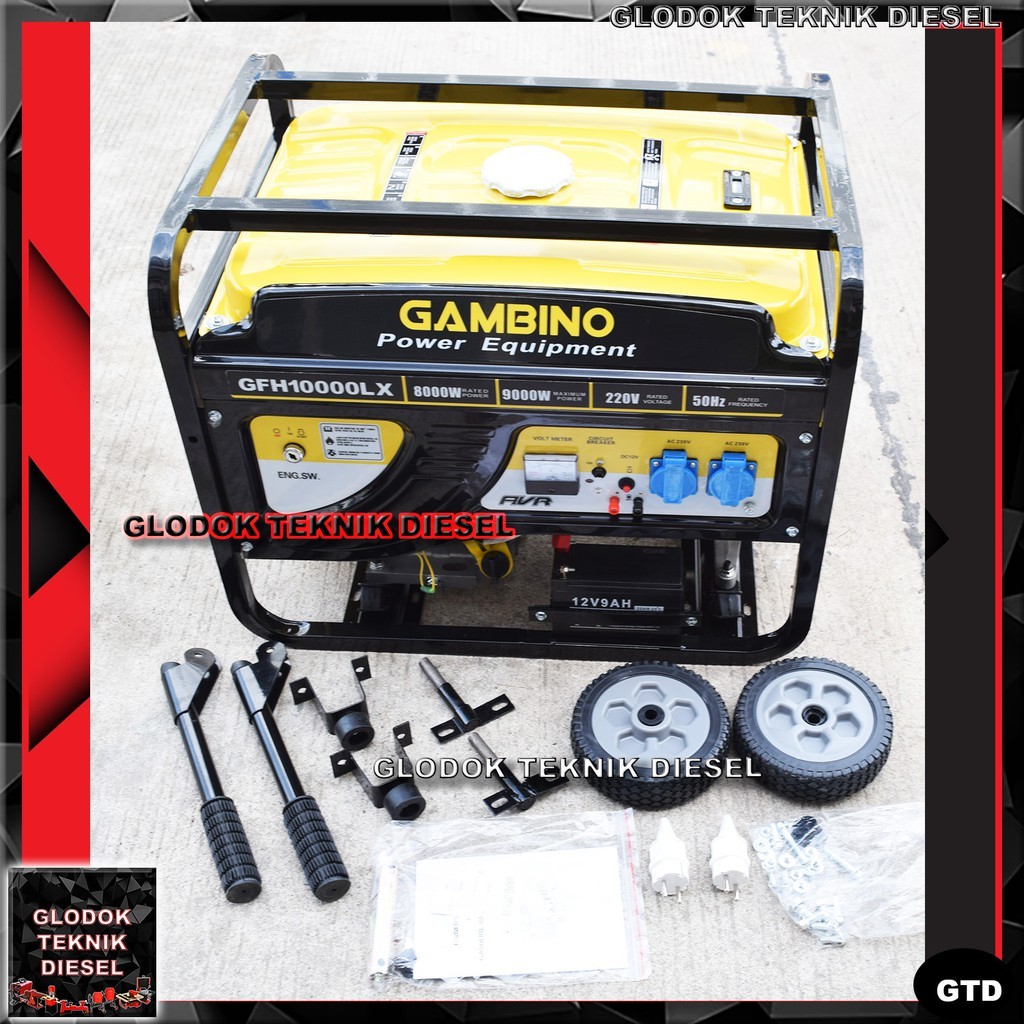 Genset Bensin 8000 W Gasoline Generator Listrik 9000 Watt Original