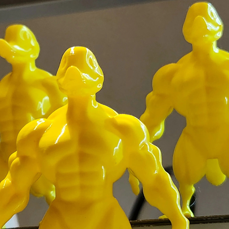 3D Printed Muscle Duck Statues, Interesting Muscle Shaped Duck Statues, Muscle Duck Models, and Fun 
