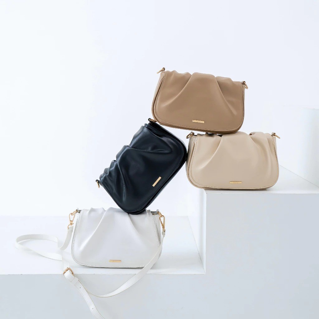 FLICKA JOGJA - FLICKA ASHA BAG - SLINGBAG DD 103 - Tas Selempang Wanita Slingbag Cute Aksen Kerut